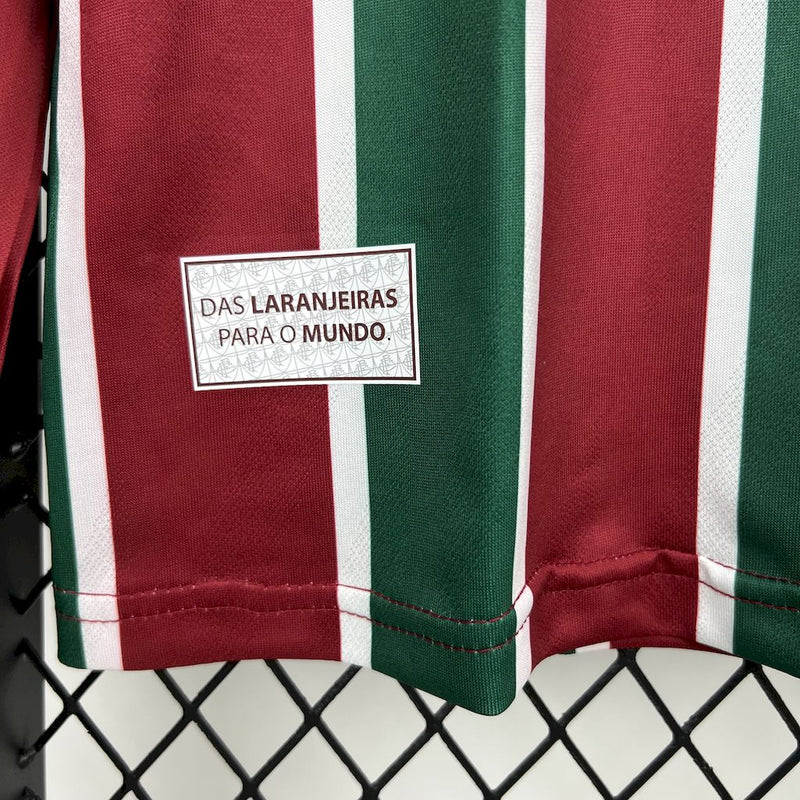 Camisa Fluminense Home 25/26 - Versão Torcedor manga comprida