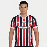 Camisa São Paulo Home II 26/27 Reserva Torcedor New Balance Vermelha e Preta