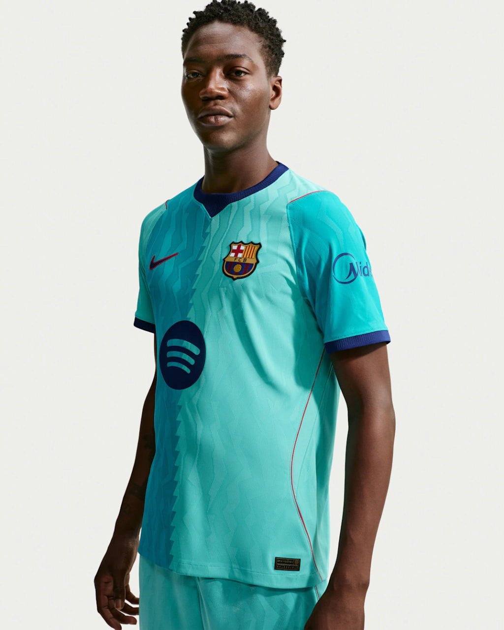 Camisa Barcelona Third III 2026/27 Jogador Masculino Nike Azul