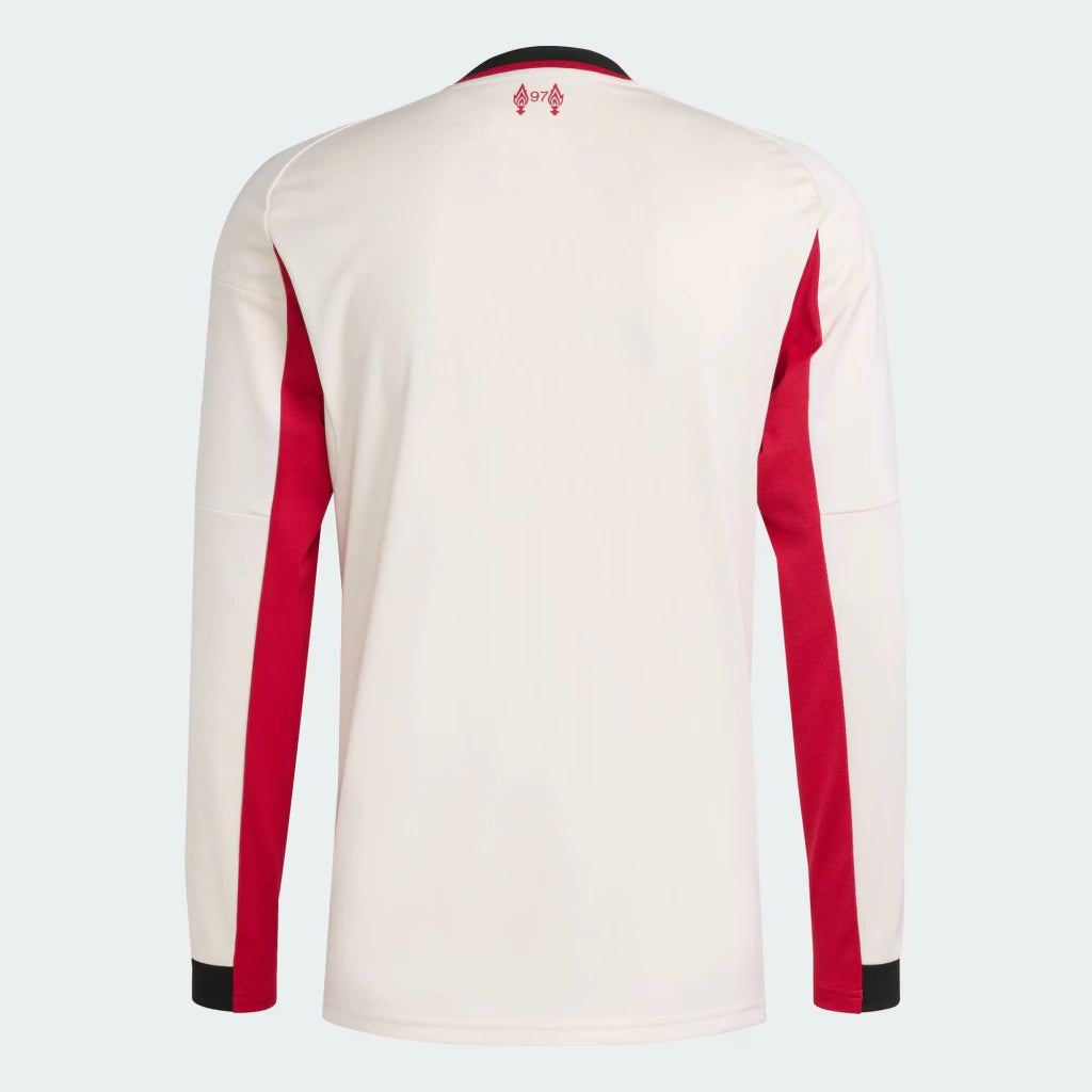 Camisa Liverpool II Manga Longa 25/26 Torcedor Adidas - Branca