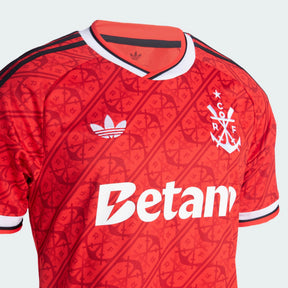 Camisa Flamengo Third III 2026/27 Torcedor Masculina Adidas Vermelho