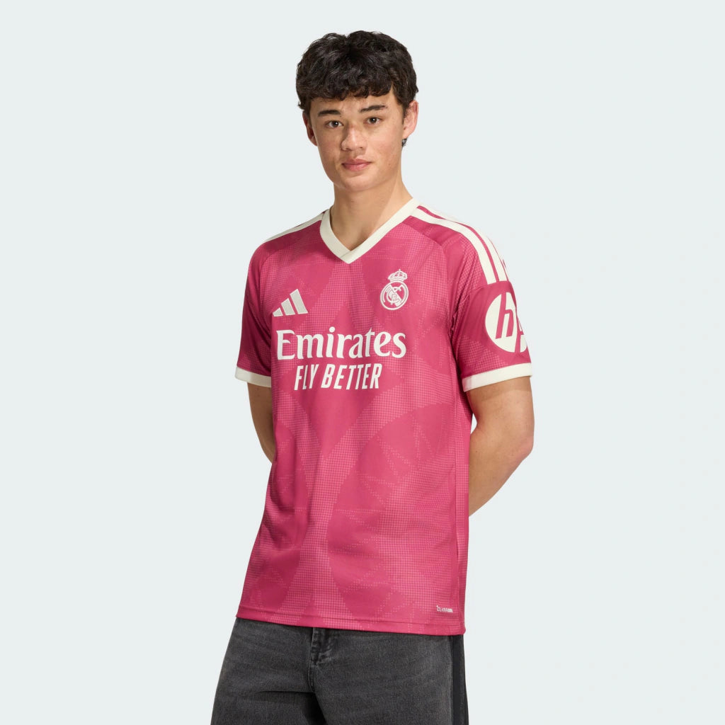 Camisa Real Madrid Third III 2026/27 Torcedor Masculino Adidas Rosa