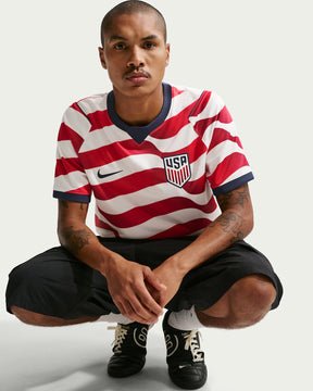 Camisa EUA Copa do Mundo Home I 2026 Masculino Torcedor Nike - Vermelho e branco