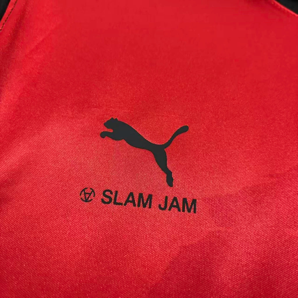 Camisa Milan Slam Jam 2026/27 Torcedor Masculino Puma Vermelho