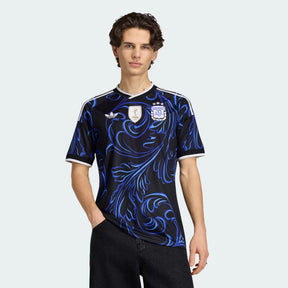 Camisa Argentina Copa do Mundo 2026 - Reserva Torcedor Masculina - Preta e Azul