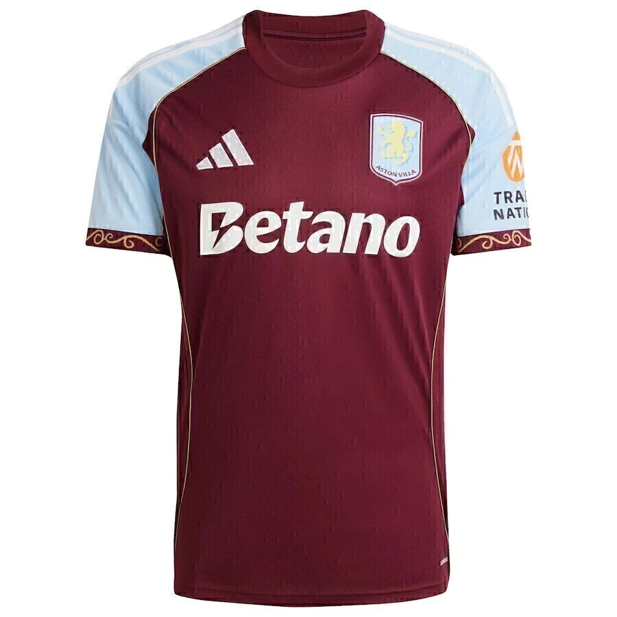 Camisa Aston Villa Home 25/26 Adidas - Torcedor Masculina