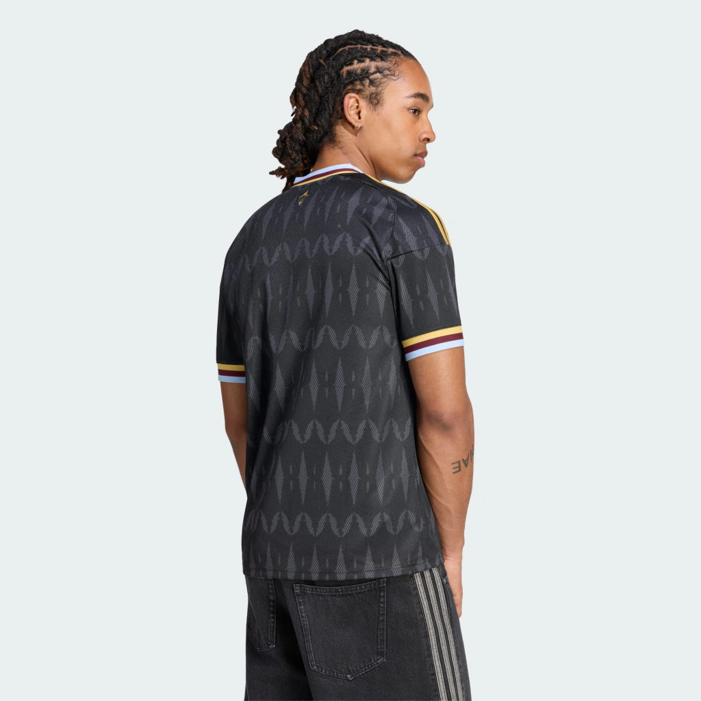 Camisa Aston Villa Away II 2026/27 Torcedor Masculino Adidas Preta