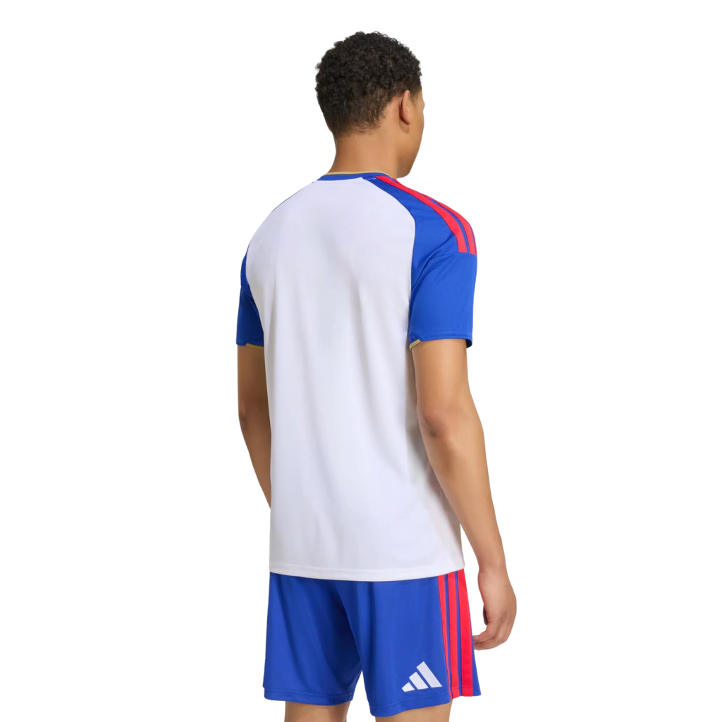 Camisa Lyon Home 2026/27 - Torcedor Adidas Masculino - Branco
