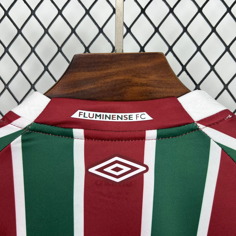Camisa Fluminense Home 25/26 - Versão Torcedor manga comprida