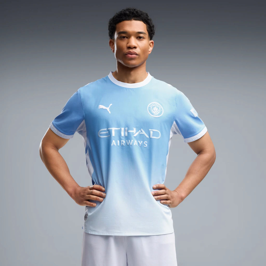 Camisa Manchester City Home I 2026/27 JogadorMasculino Puma Azul e branco