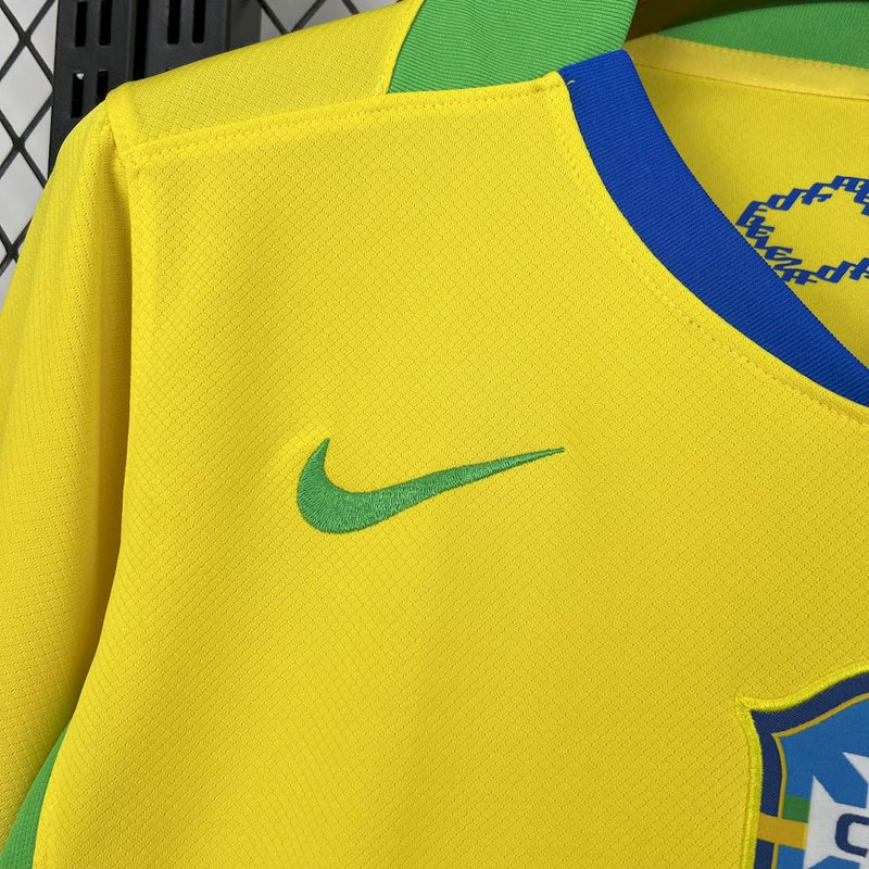 Camisa Brasil Home 25/26 - Nike Torcedor Masculina