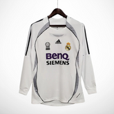 Camisa Real Madrid Titular 06/07 - Versão Retro Manga Longa