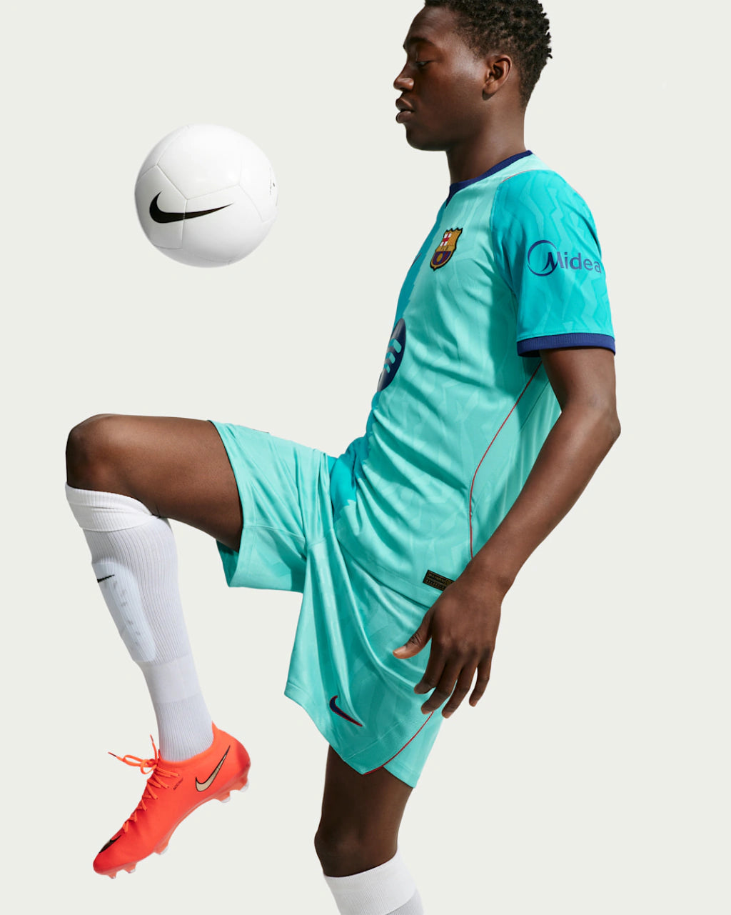 Camisa Barcelona Third III 2026/27 Jogador Masculino Nike Azul
