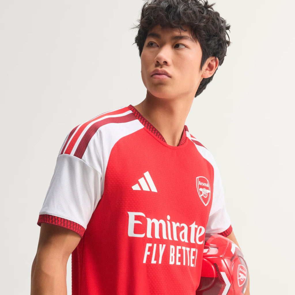Camisa Arsenal Home I 2026/27 Jogador Masculino Adidas - Vermelho