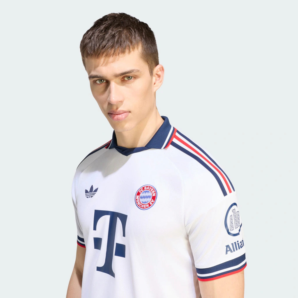 Camisa Bayern de Munique Home I 2026/27 Torcedor Masculino Adidas Branco