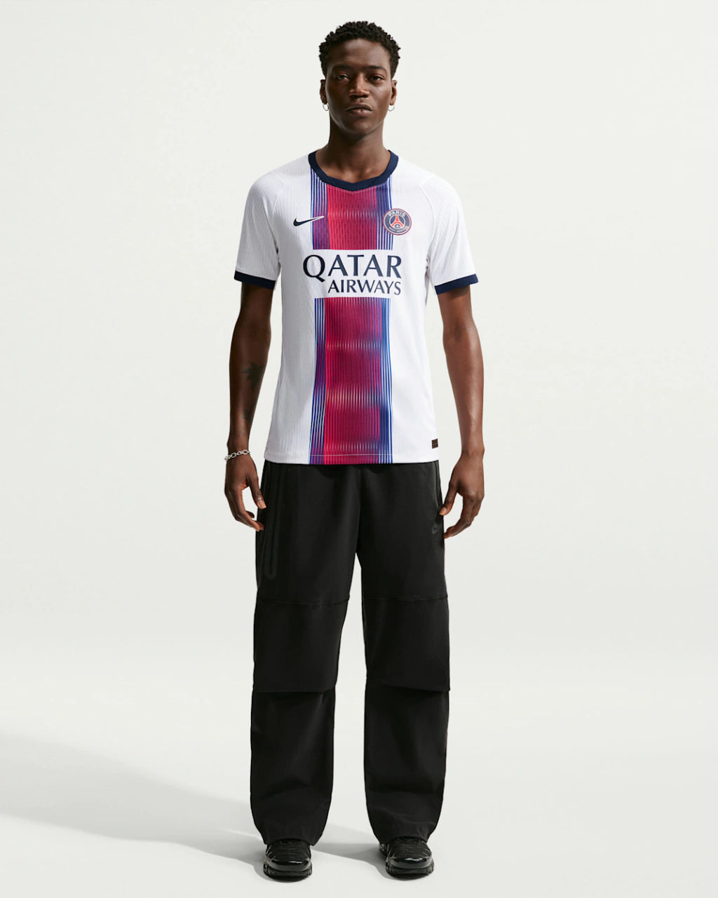 Camisa Paris Saint-Germain (PSG) Away II 2026/27 Jogador Masculino Nike Branco