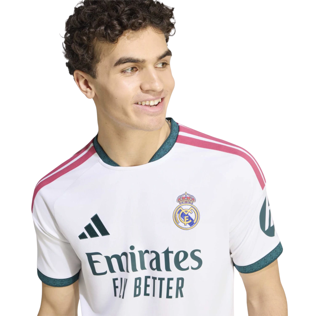 Camisa Real Madrid Home I 2026/27 Torcedor Masculino Adidas Branco