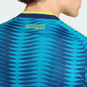 Camisa Colômbia Copa do Mundo 2026 Away II Torcedor Masculina - Verde e Azul