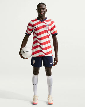 Camisa EUA Copa do Mundo Home I 2026 Masculino Jogador Nike - Vermelho e branco