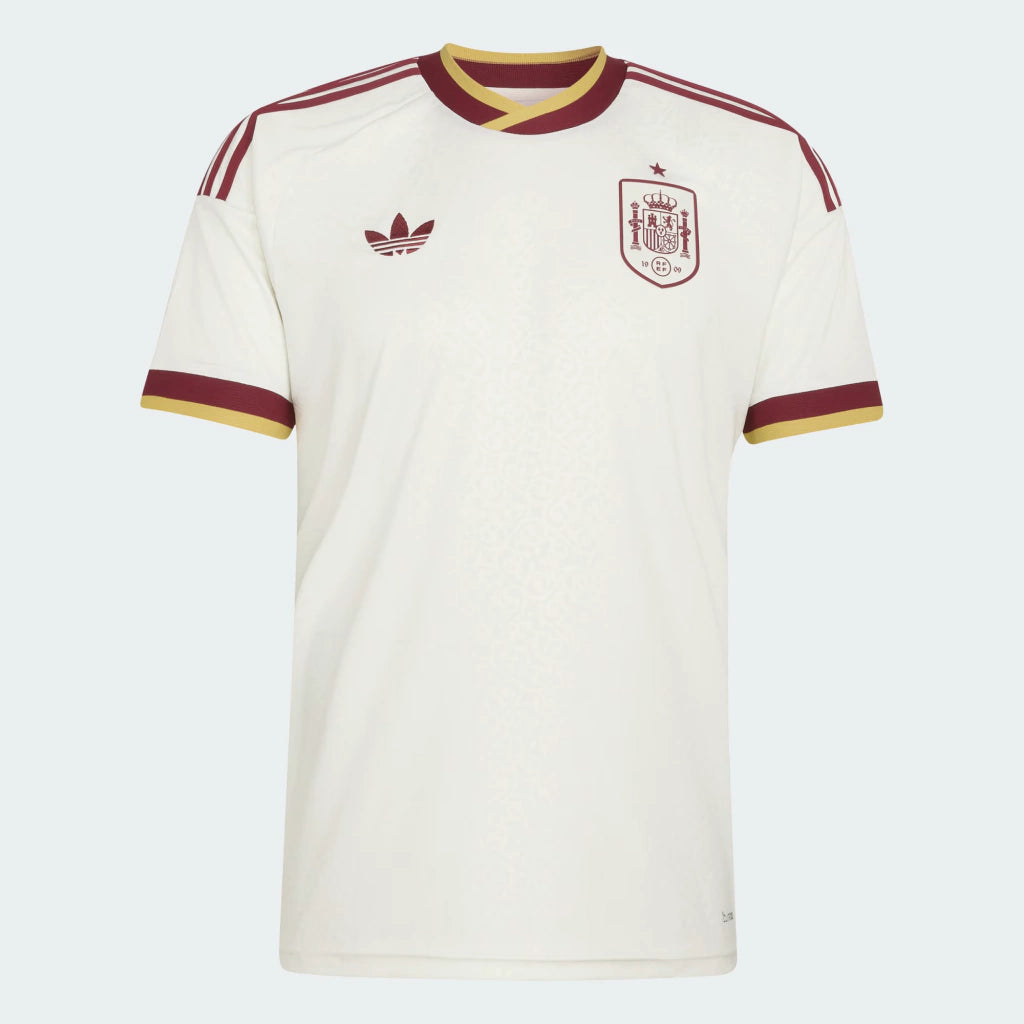 Camisa Espanha Copa do Mundo 2026 - Torcedor Masculina - Bege