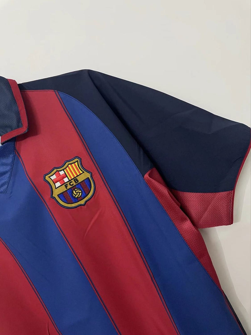 Camisa Barcelona Titular 03/04 - Versão Retro