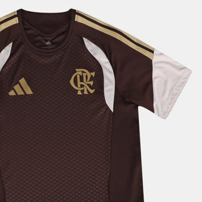 Camisa Flamengo Treino 2026/27 Competition Masculino Adidas Marrom