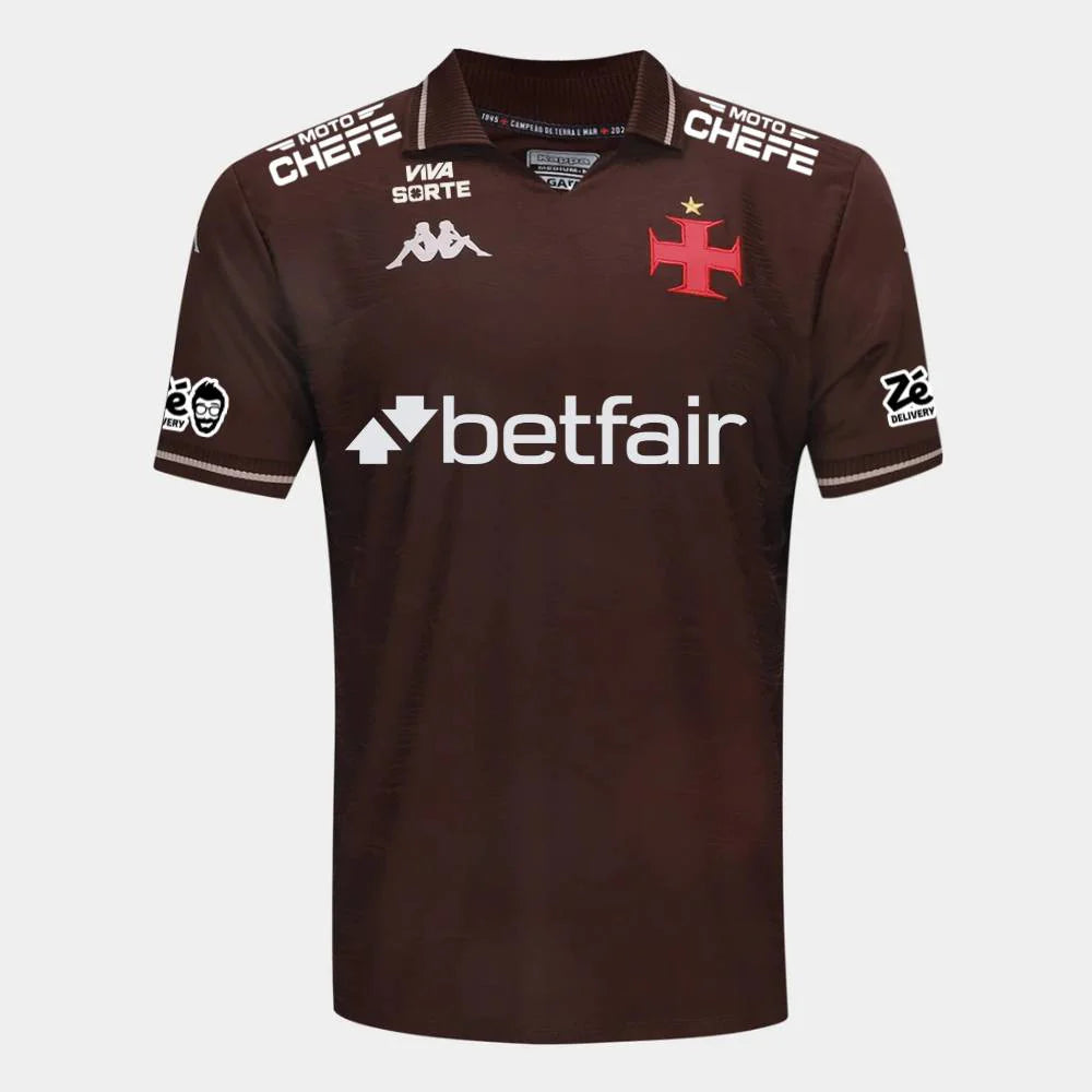 Camisa Vasco III 25/26 + Patrocínios