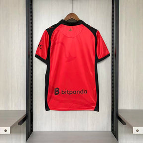 Camisa Milan Slam Jam 2026/27 Torcedor Masculino Puma Vermelho