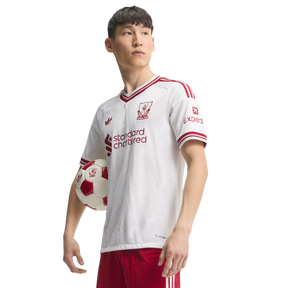 Camisa Liverpool Away 2026/27 - Jogador Adidas Masculino - Branco