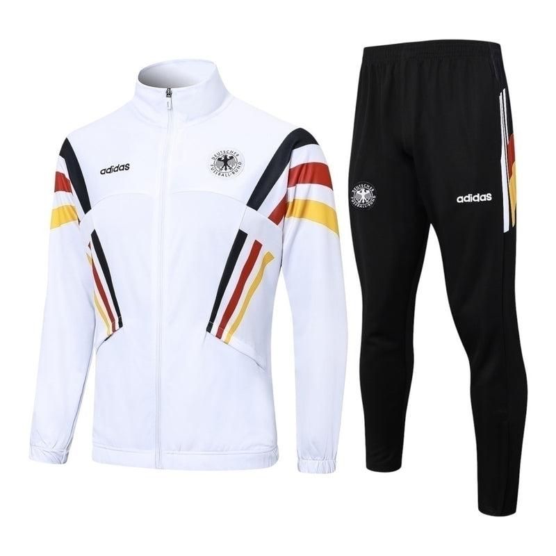 Conjunto de Treino Alemanha Branco com listras