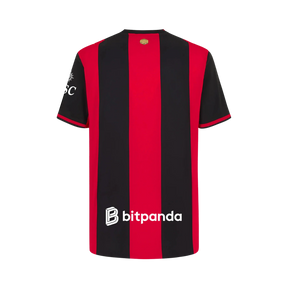 Camisa AC Milan Home 2026/27 - Jogador Puma Masculino - Preto e Vermelho