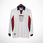 Camisa Inglaterra 98 - Versão Retro Manga Longa