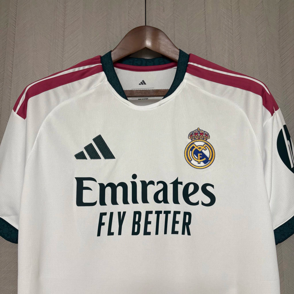 Camisa Real Madrid Home I 2026/27 Torcedor Masculino Adidas Branco