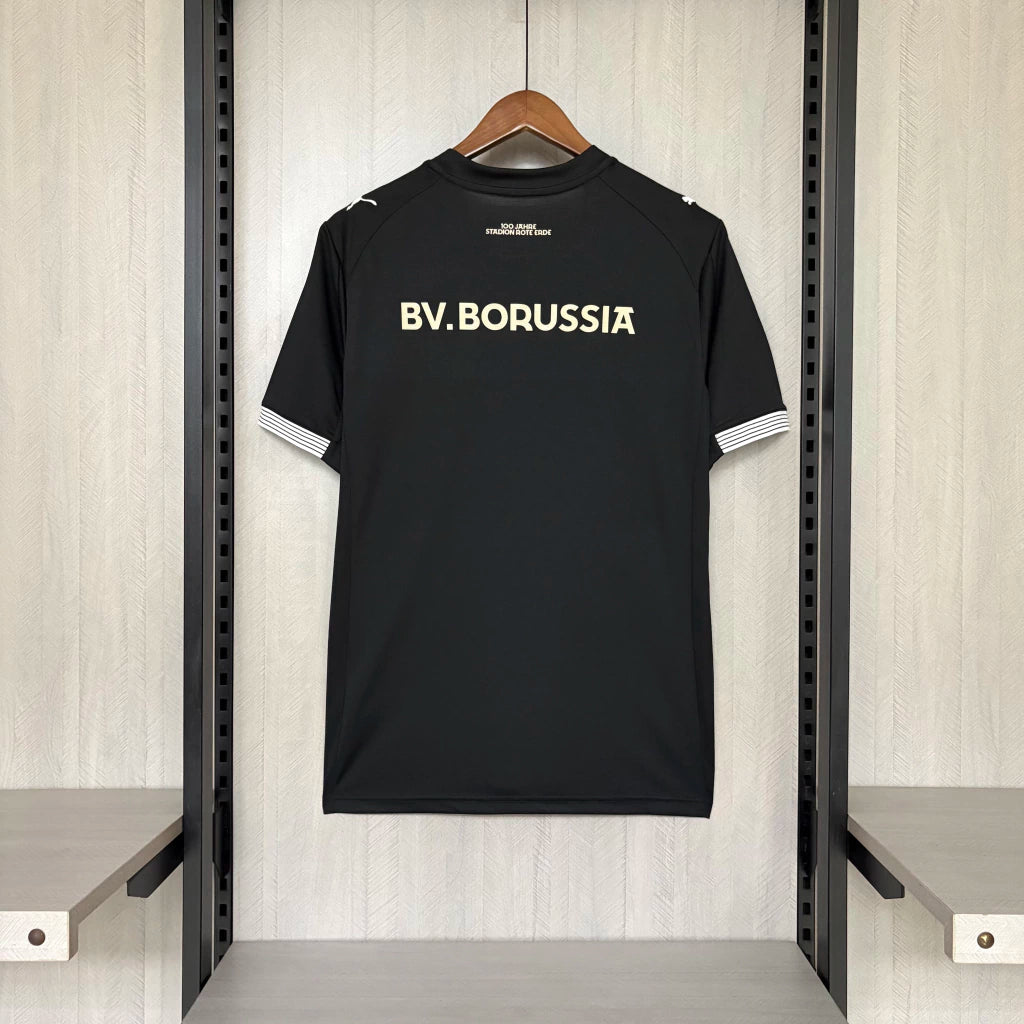 Camisa Borussia Dortmund 100 Anos 2026/27 Torcedor Masculino Puma Preta
