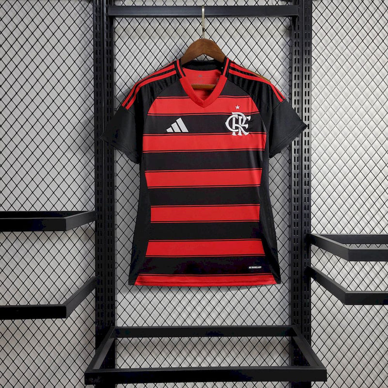 Camisa Flamengo Home Adidas Feminina 25/26 - Versão Torcedor