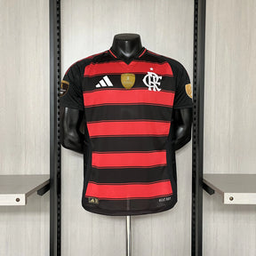 Camisa Flamengo I 25/26 - Versão Jogador Masculina - Preto e Vermelho