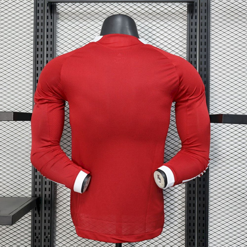 Camisa Liverpool Home 25/26 - Versão Jogador Manga comprida