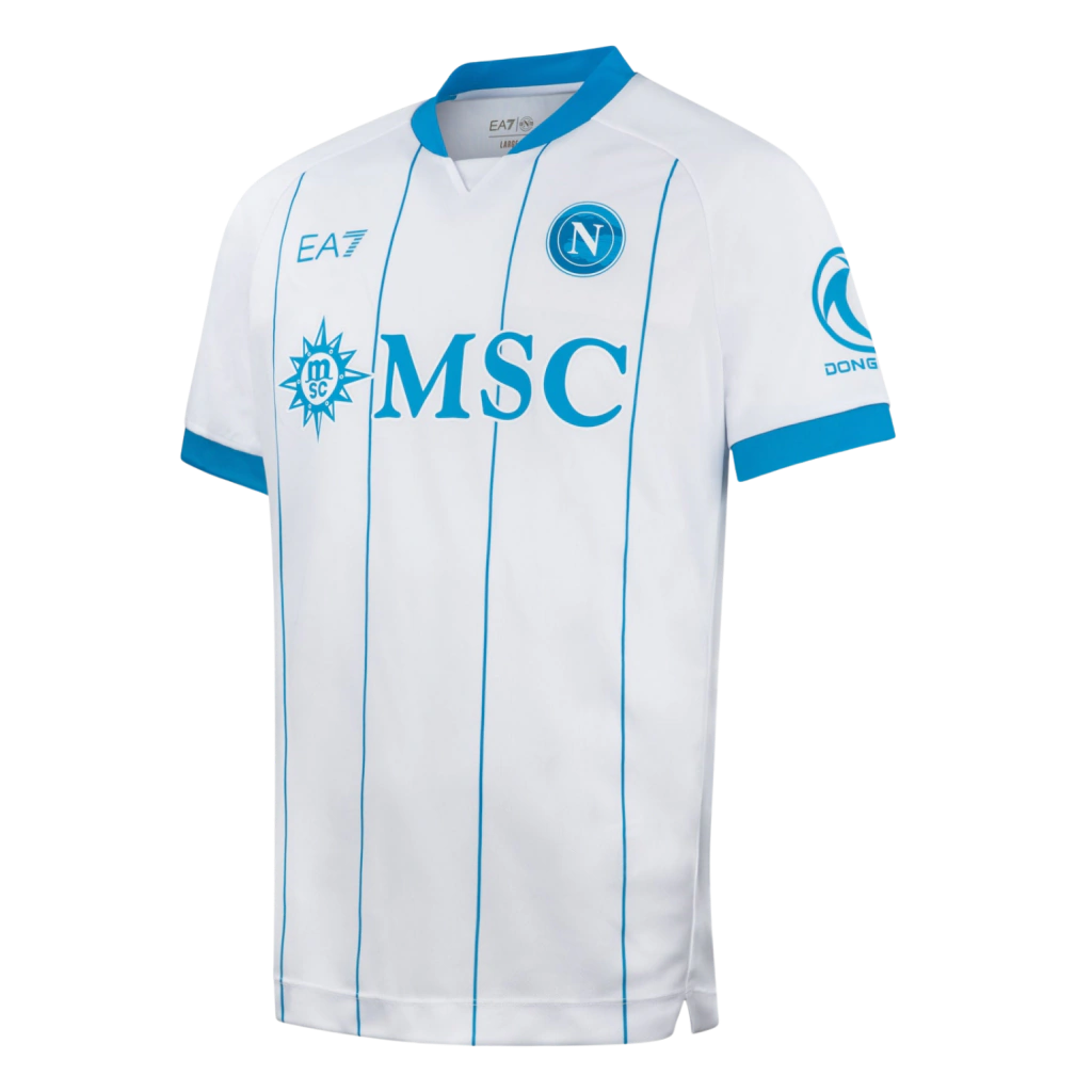 Camisa Napoli Away 2026/27 - Torcedor EA7 Masculino - Branco