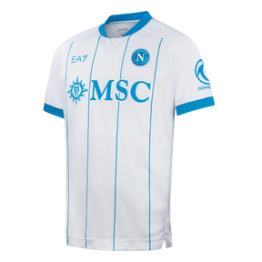 Camisa Napoli Away 2026/27 - Torcedor EA7 Masculino - Branco