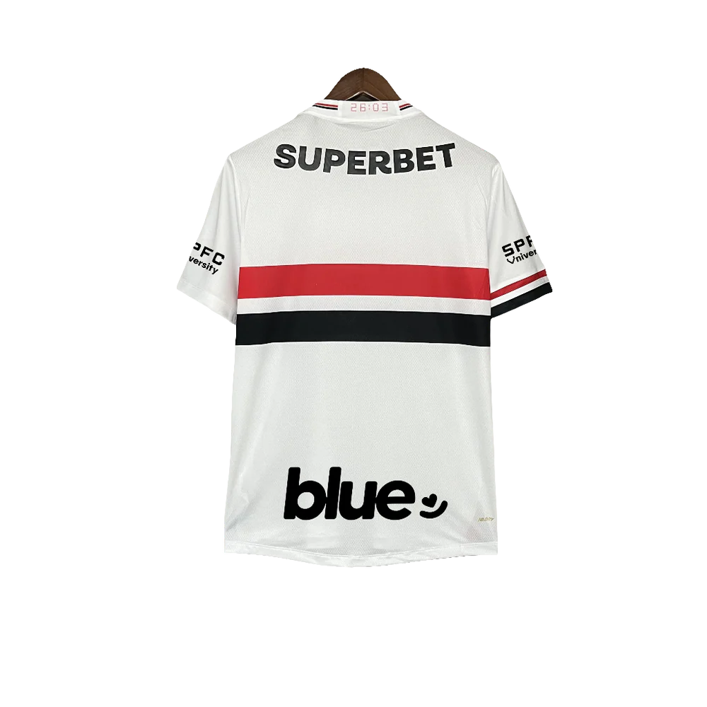 Camisa São Paulo I  - Torcedor Masculina + Patrocínios