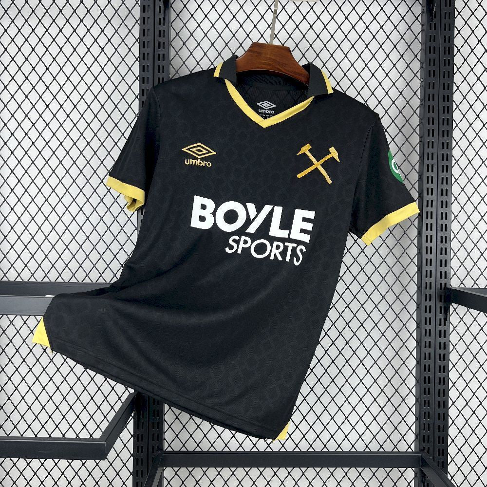 Camisa West Ham United Away 25/26 - Torcedor - Vinho