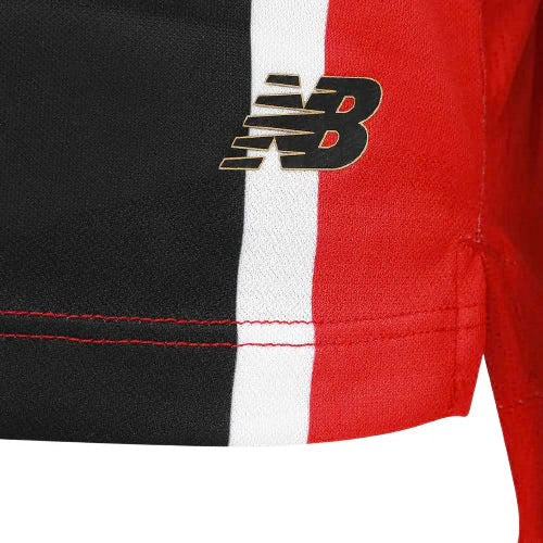 Camisa São Paulo II 25/26 - Jogador Masculina - Vermelho, Branco e Preto