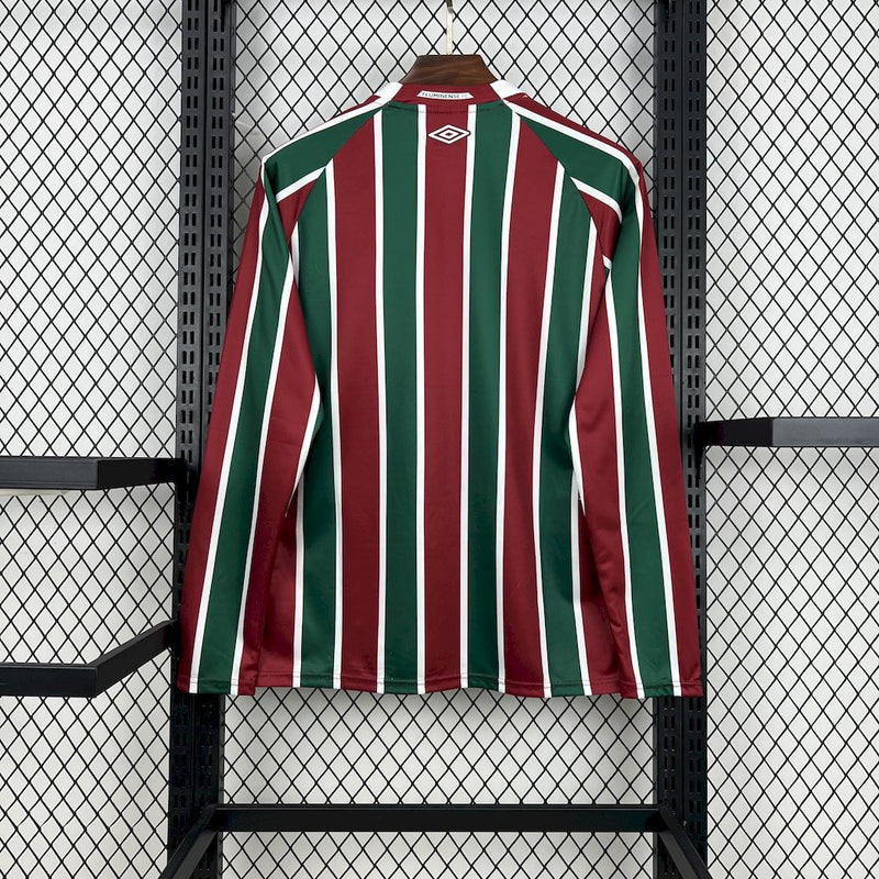 Camisa Fluminense Home 25/26 - Versão Torcedor manga comprida