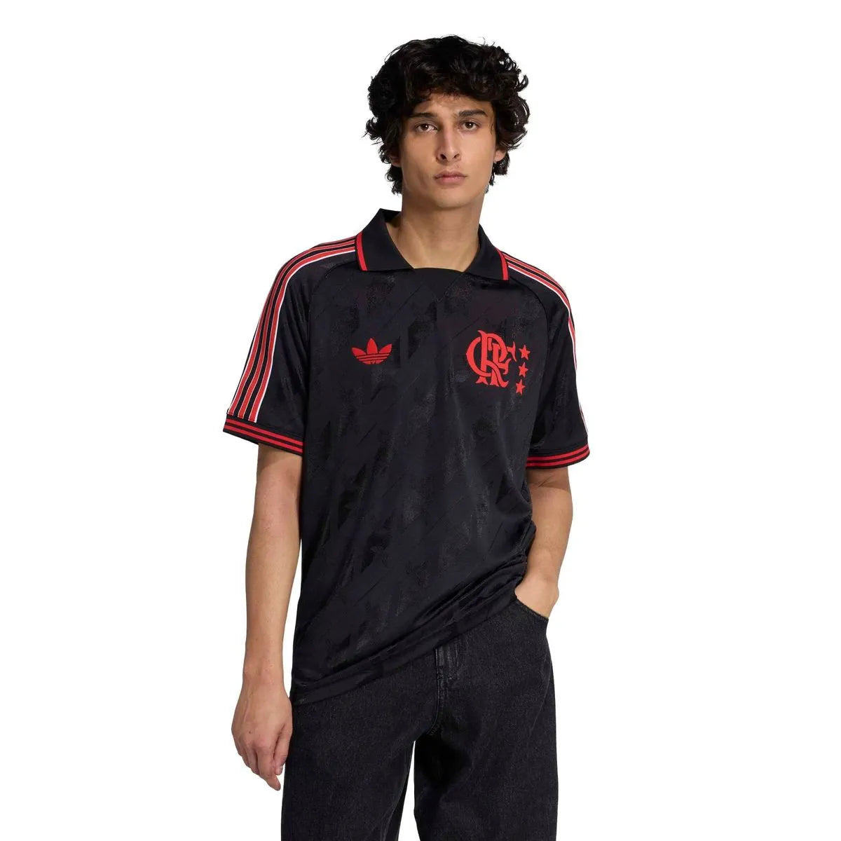 Camisa Flamengo Lifestyler Preta 25/26 Masculina