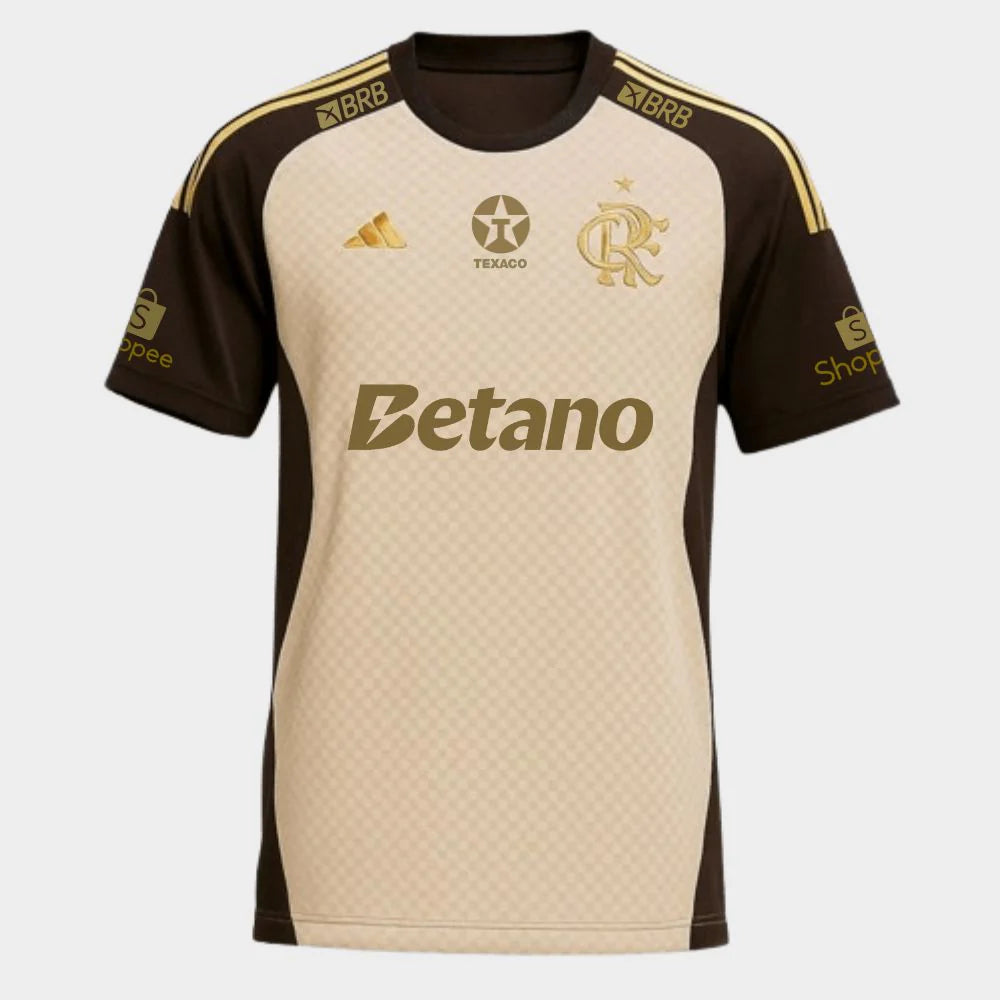Camisa Flamengo Treino 26/27 Torcedor + Patrocínios