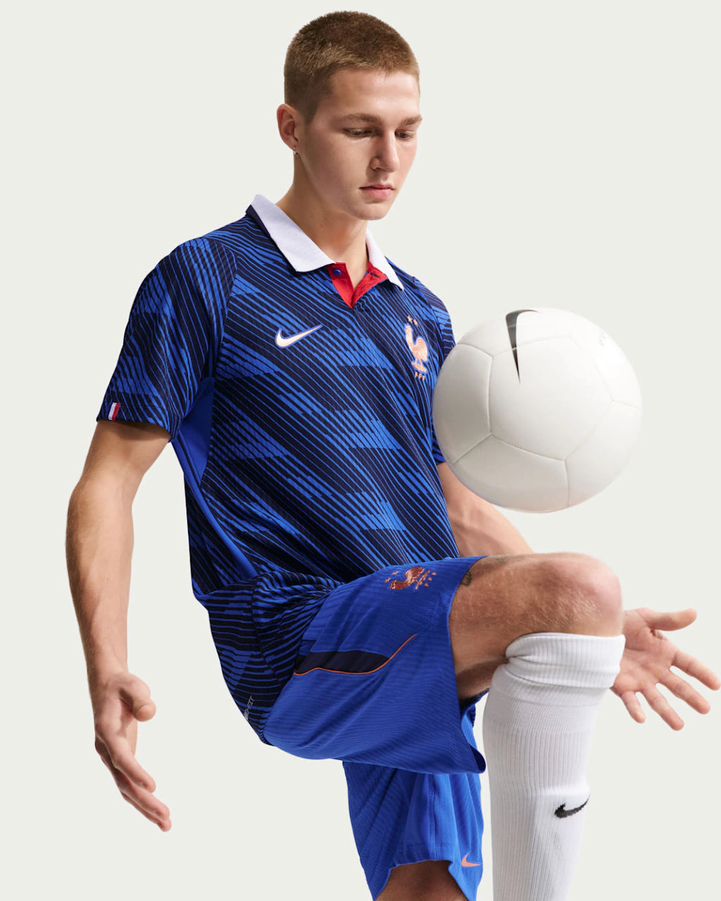 Camisa França Home I Copa do Mundo 2026/27 Jogador Masculino Nike Azul
