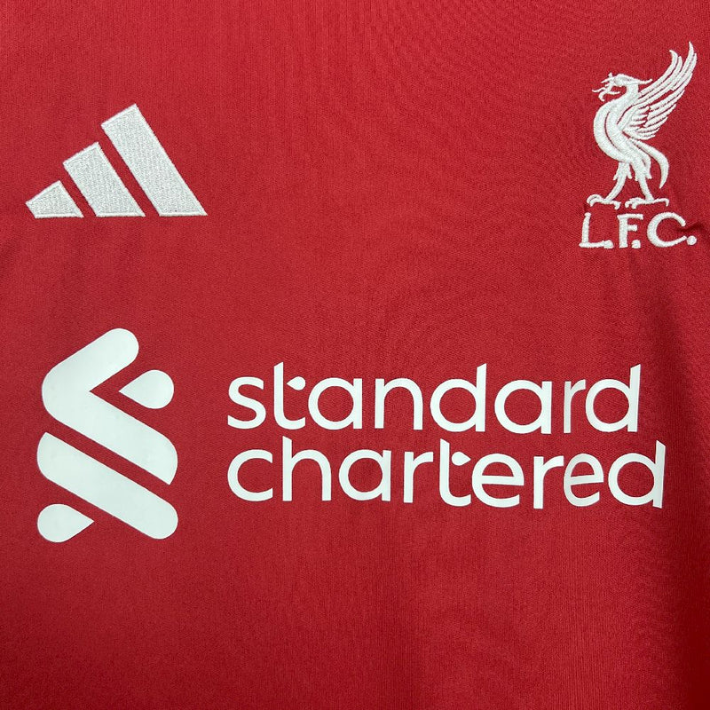 Camisa Liverpool Home 25/26 Torcedor Masculina -