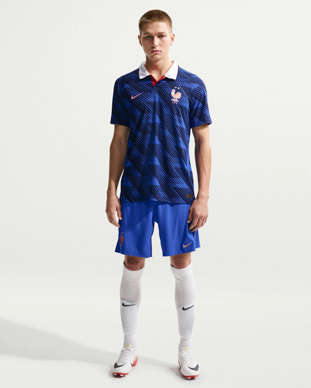 Camisa França Home I Copa do Mundo 2026/27 Jogador Masculino Nike Azul