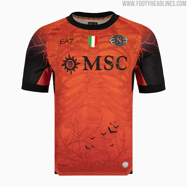 Camisa Napoli EA7 Halloween 25/26 - Laranja Naval