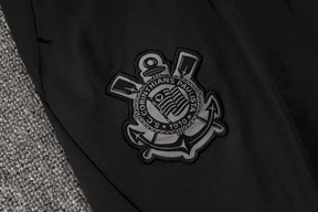 Conjunto Agasalho Treino Timão Preto 24/25- Preto